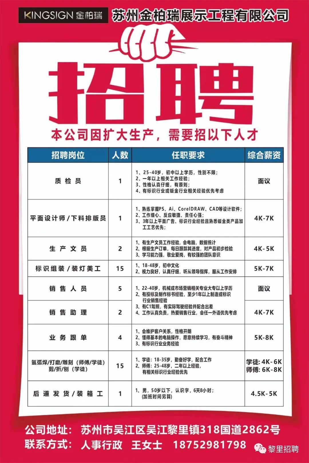 蘇州渭塘最新招聘信息與職業(yè)機會展望